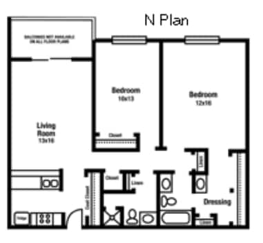 3BR/2BA - Colonial Village