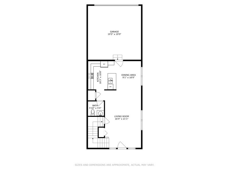 Main Floor - Floor Plan - 2762 Irving Ave