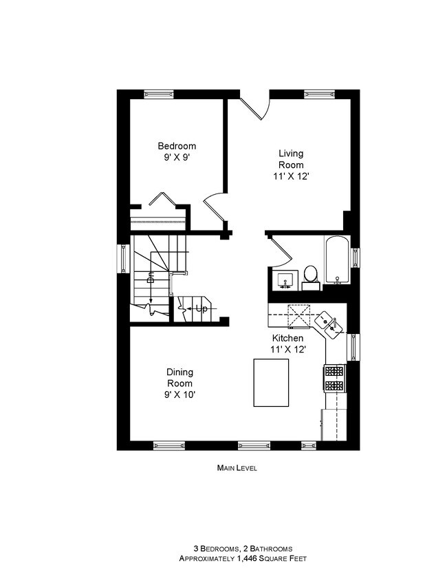 Floorplan - 1724 W. 21st St.