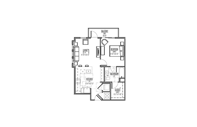 Floorplan - The Cosmo at NoDa