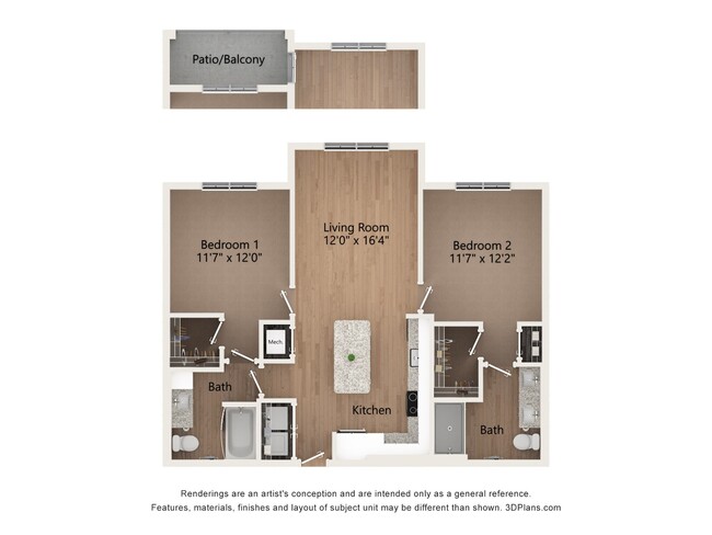 Two Bedroom | Two Bathroom - Lamplighter Legacy