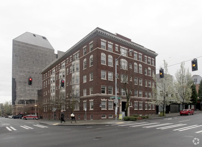 Primary - Historical Belltown brick building. Close ...
