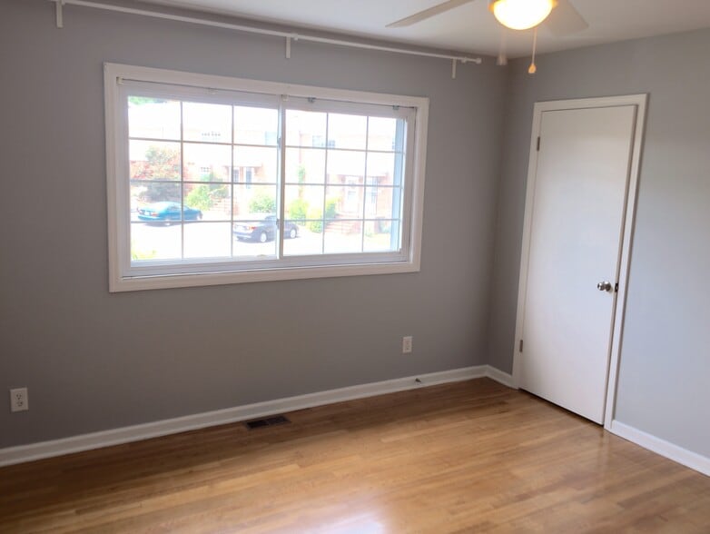 Bedroom facing front of unit - 506 N. Greensboro St