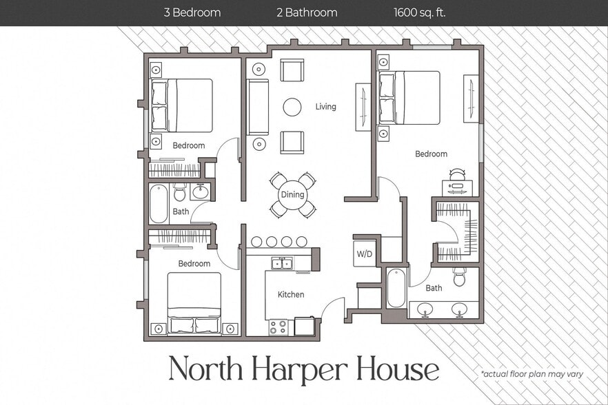 Floorplan - North Harper House