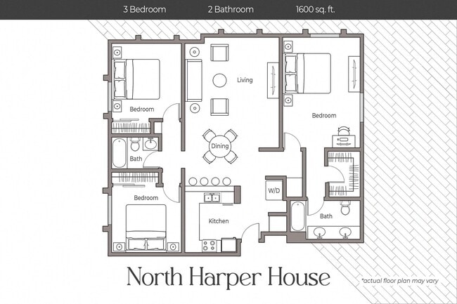 Floorplan - North Harper House