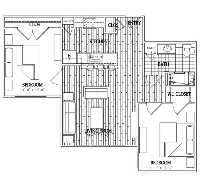 2BR/1BA - Fairway Manor Senior Living