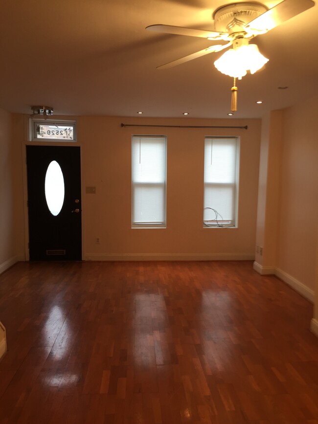 Living Room in the evening - 2529 Kimball Street