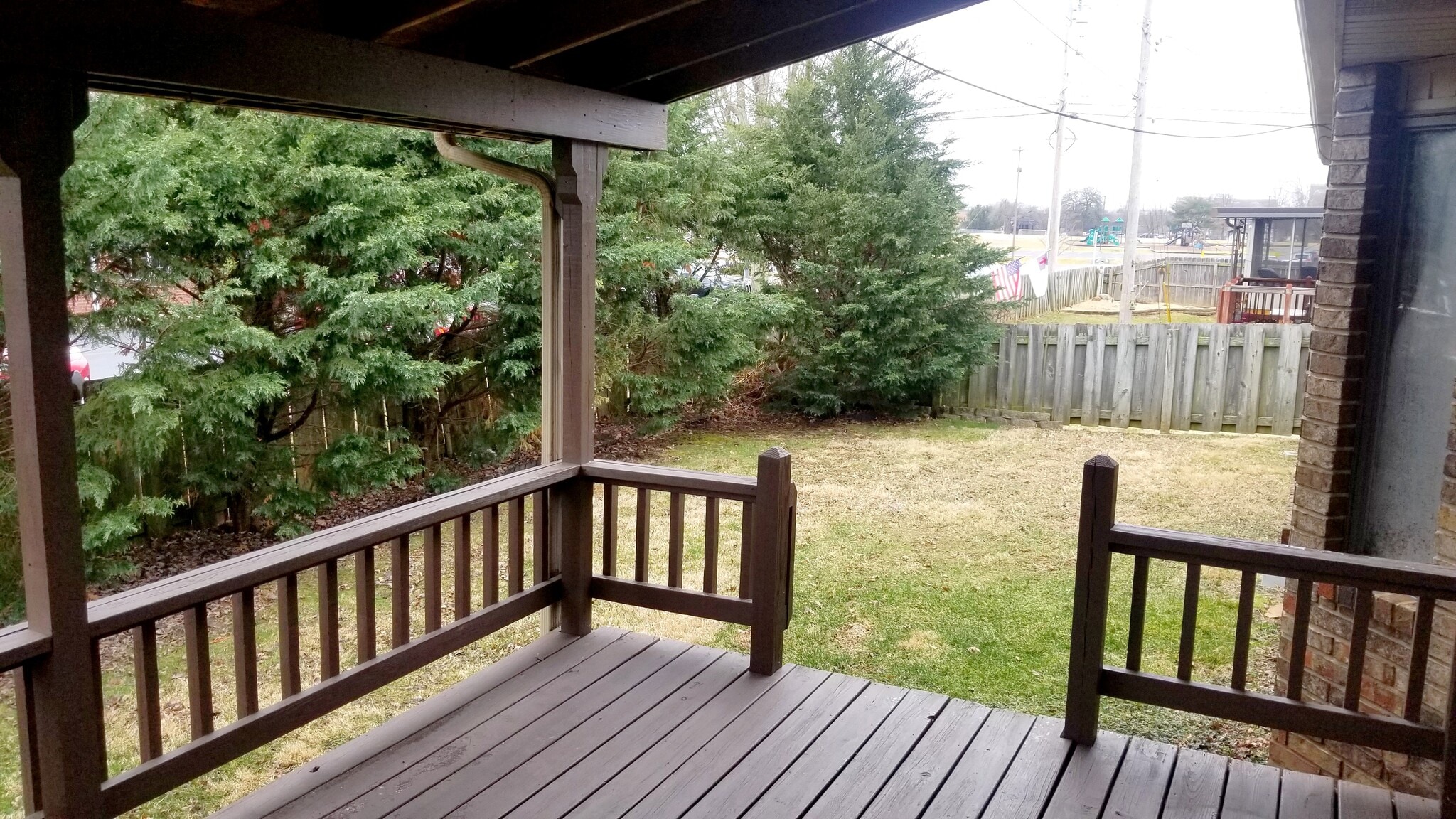 Covered back patio - 1414 E Powell St