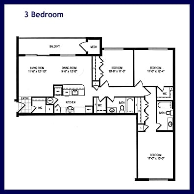 3BR/2BA - Copperfield Square Apartments