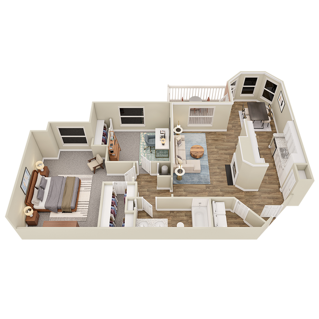 Floorplan - The Fairways at Birkdale Apartment Homes