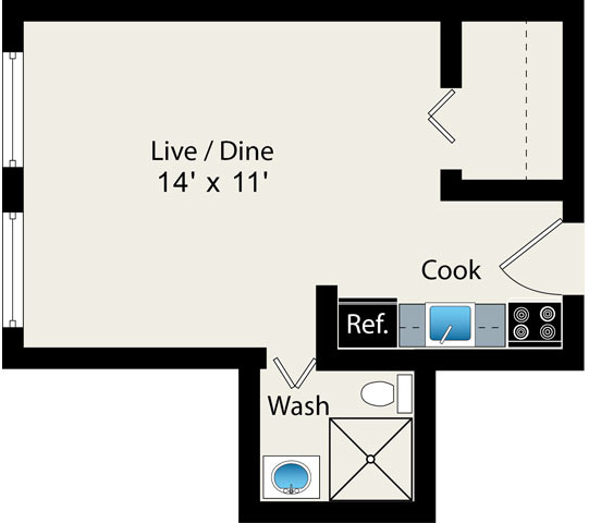 Floorplan - Reside at 2525