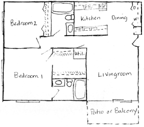 2BR/2BA - Nixa Place Apartments