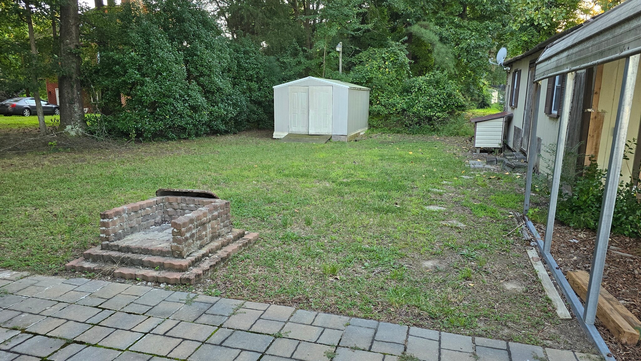 Backyard with Shed - 510 Besler Ln