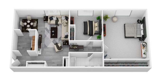 Floorplan - Willow Bend Apartments