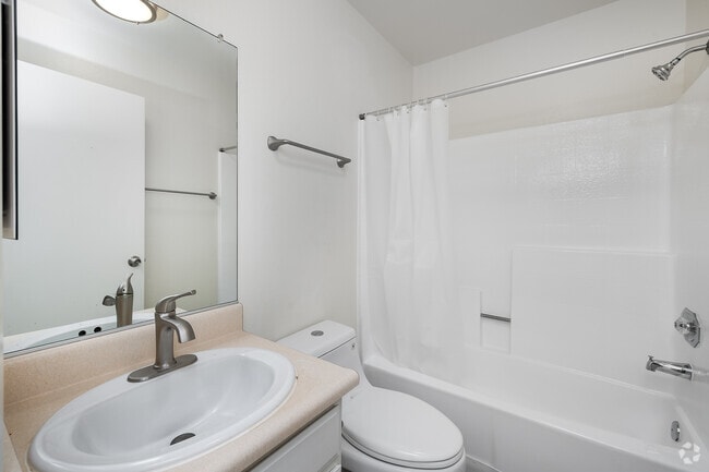 Studio - 500SF - Bathroom - Scoville Apartments
