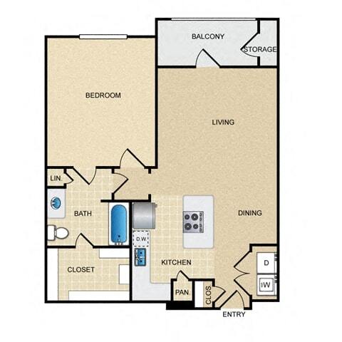 Floorplan - Ovation at Lewisville Apartment Homes