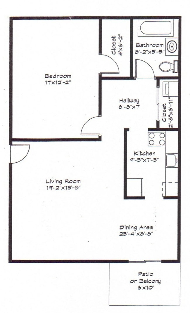 1BR/1BA - Devonshire Apartments
