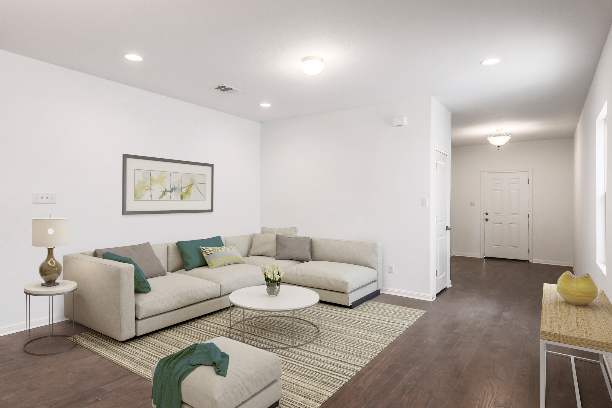 Living room and front entrance - 17325 Alturas Ave