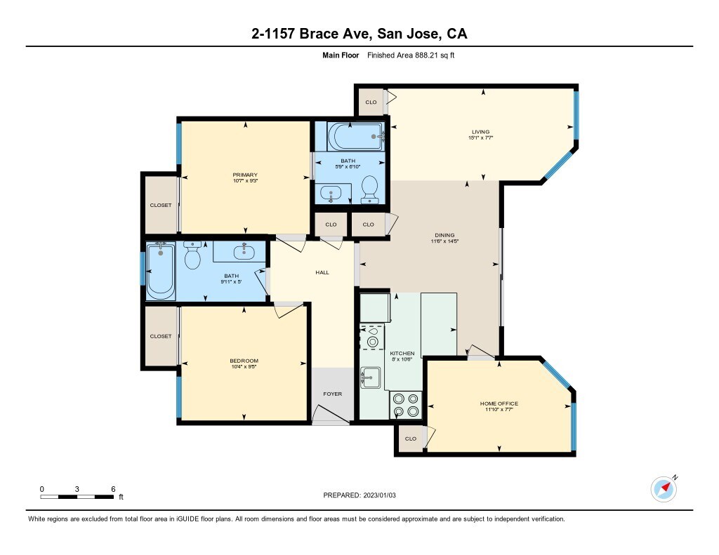 Floor Plan - 1157 Brace Ave