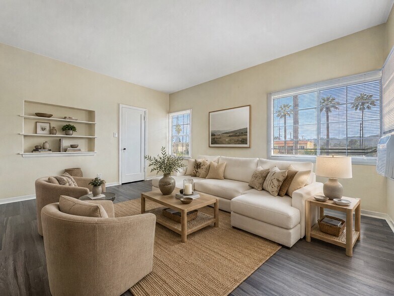 Digitally staged family room - 803 W Glenoaks Blvd
