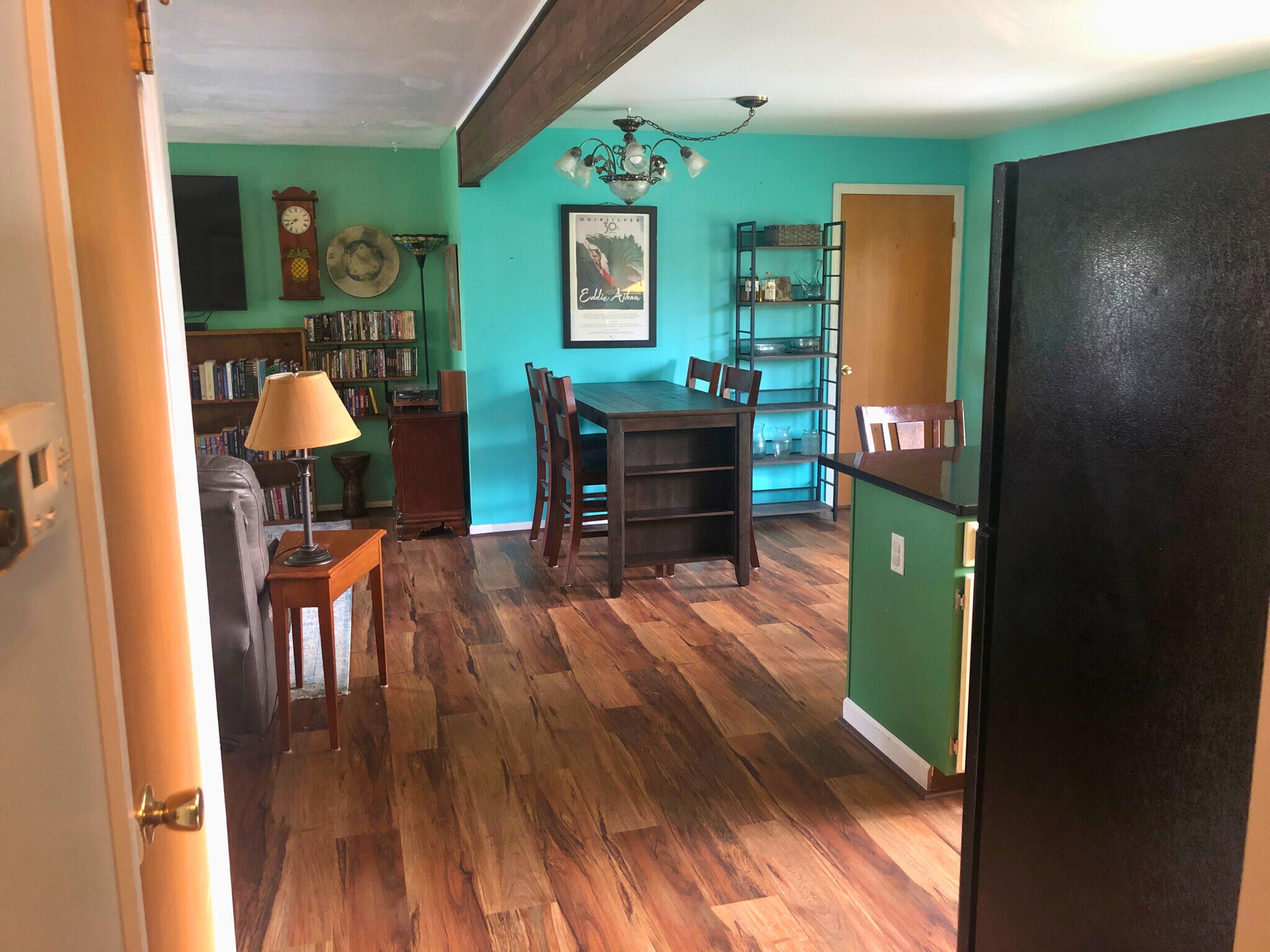 View from hall into main living space - 1220 Alpine Pl
