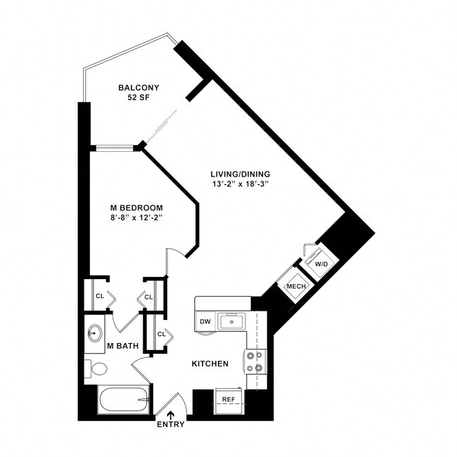 Floorplan - The Alexander Apartments