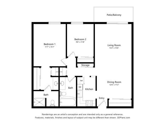 Floorplan - Pheasant Park Apartments