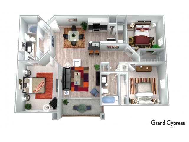 Floorplan - The Rexford at Waterford Lakes