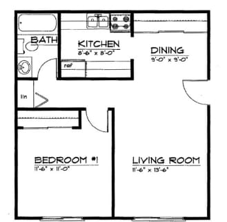 Creekside 1BR - Creekside Apartments