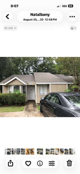 Front entrance with two parking spaces - 14216 Woodlands Dr