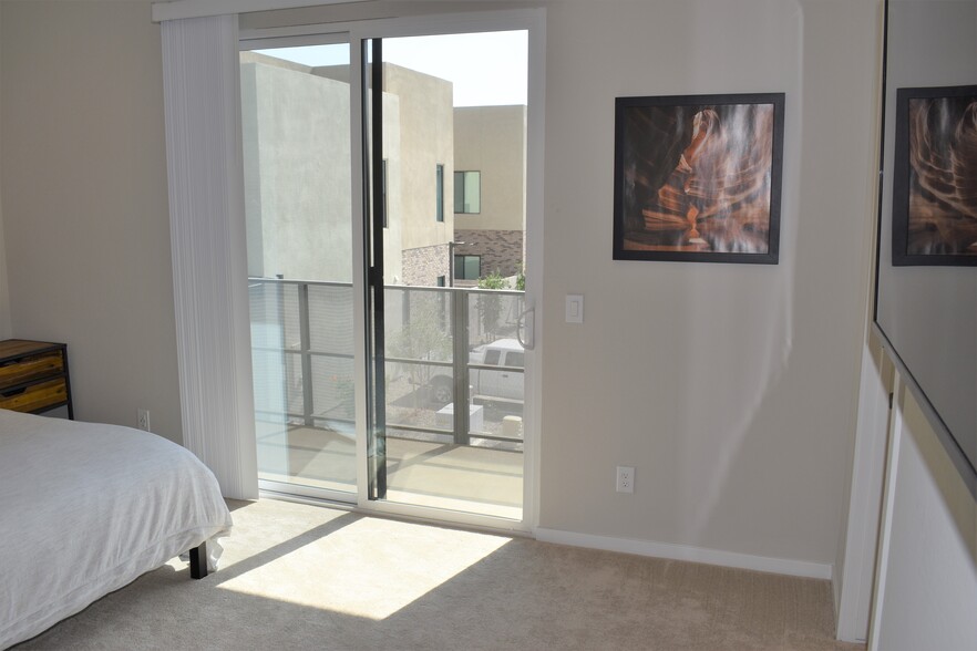 Bedroom 1 with Balcony - 901 S Smith Rd