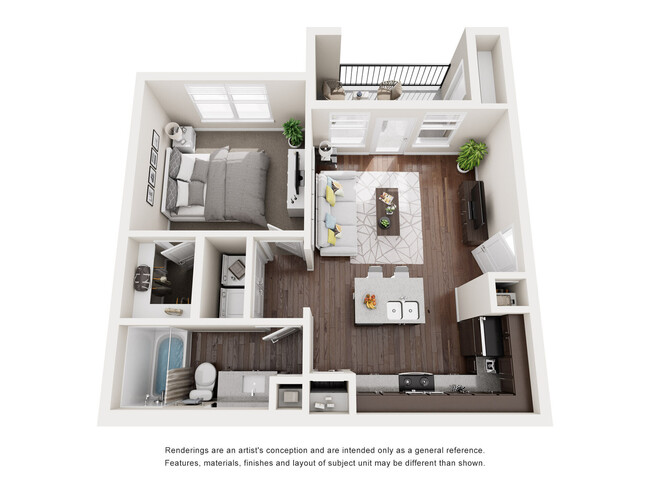 Floorplan - Pebble Brook Apartments