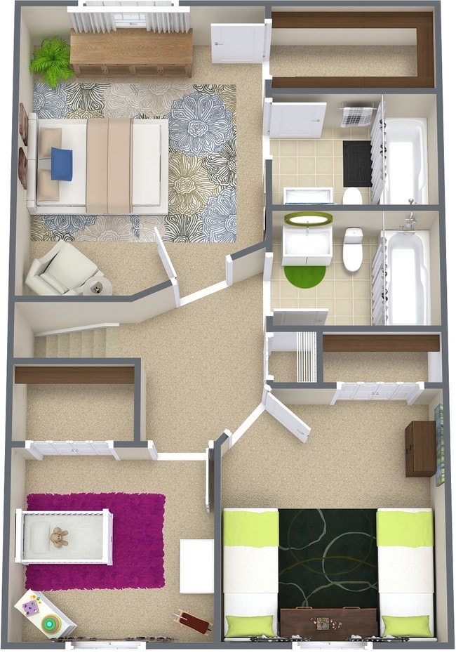Floorplan - Cranberry Woods Townhomes
