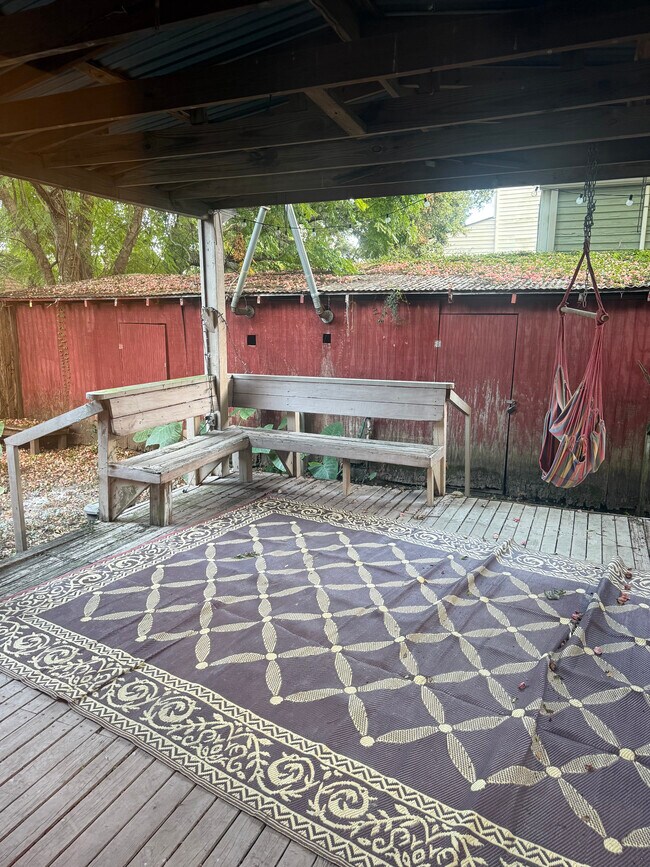 Back porch - 442 S Rendon St