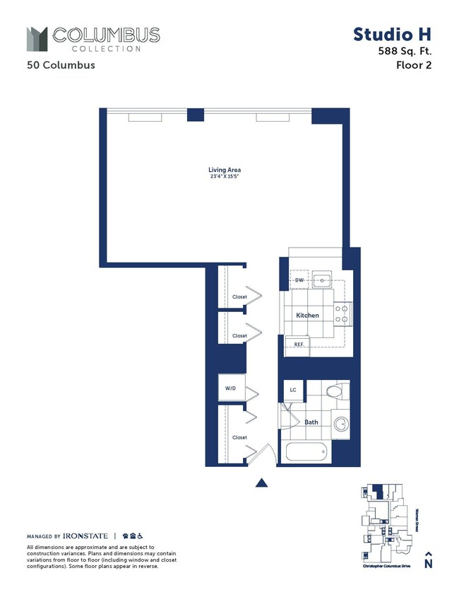 Floorplan - 50 Columbus