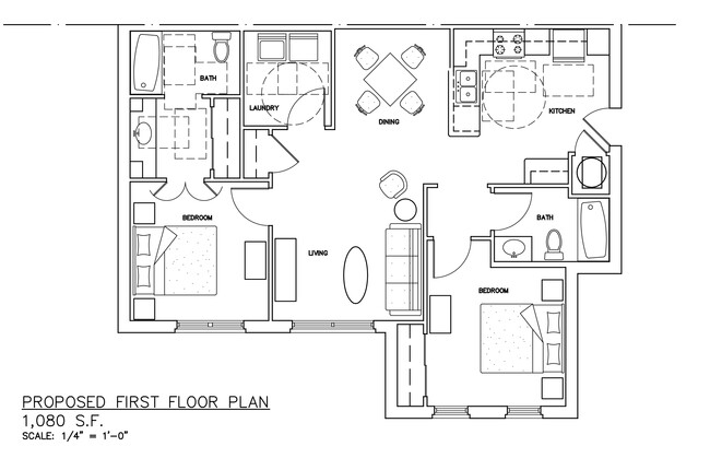 Floorplan - 2200 Bradley Ave