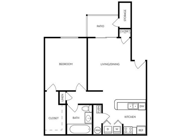 Floorplan - Creekview Apartments