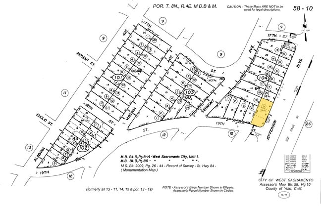 Plat Map - 1730 Jefferson Blvd