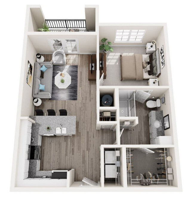 Floorplan - Water's Edge Apartments