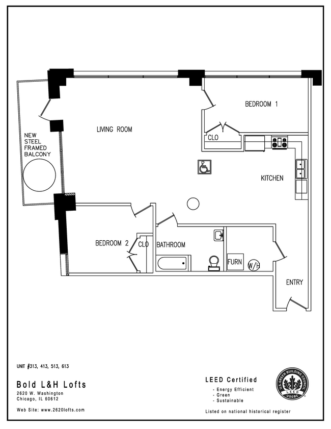 Floorplan - 2620 Lofts