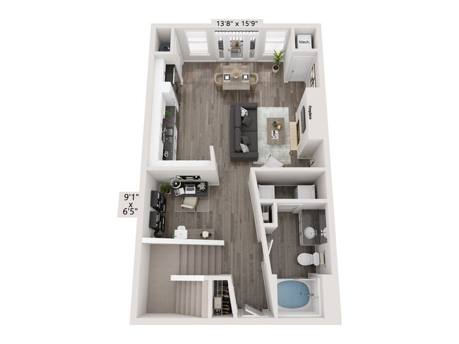 Floorplan - City Gate Apartment Homes