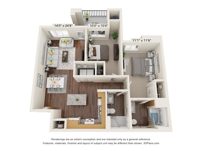 Floorplan - Aviara Flats