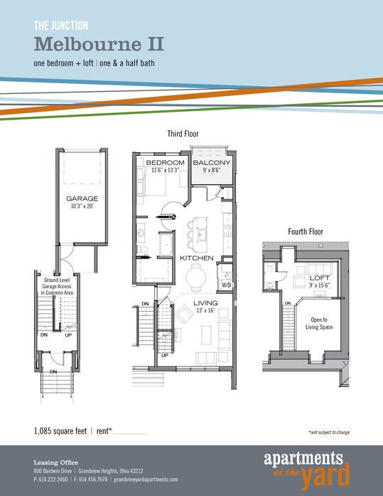 Floorplan - Apartments at the Yard: Junction