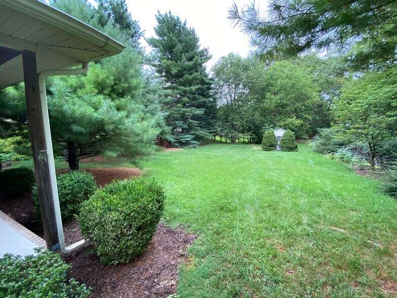 lovely and spacious back yard - 104 E Poplar St