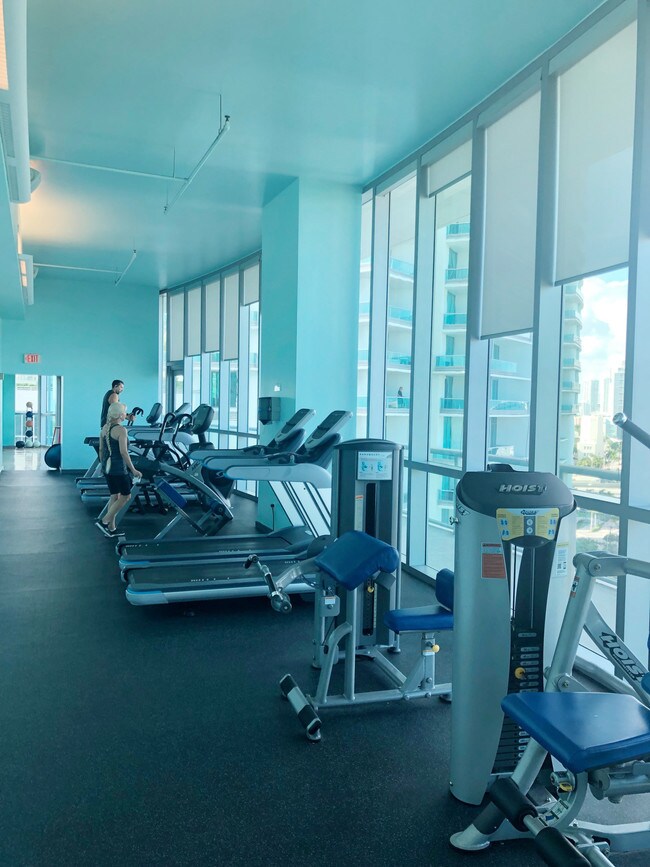 gym cardio equipment - 888 Biscayne Blvd