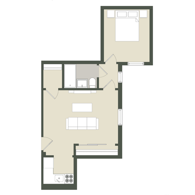 Floorplan - 3616 N. Pine Grove Ave.