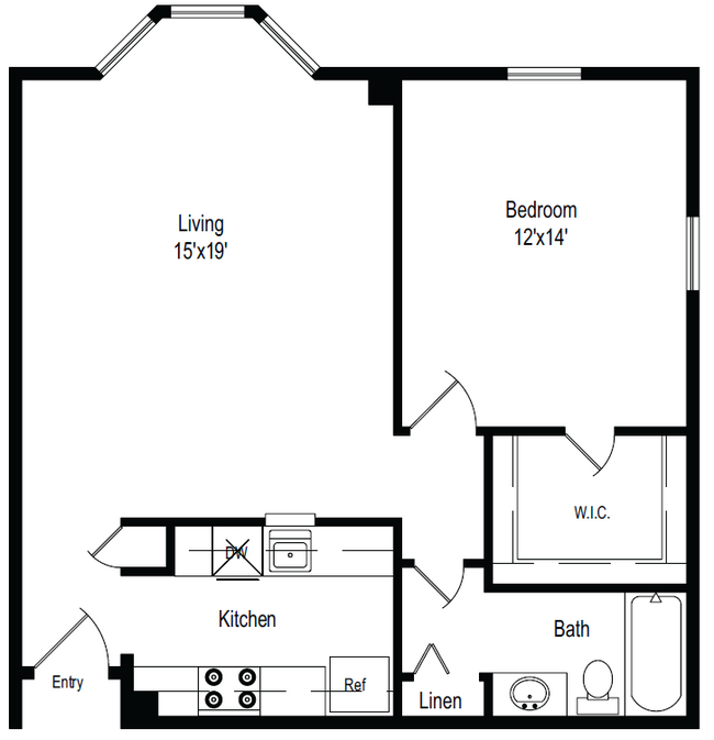 Floorplan - Douglass Apartments