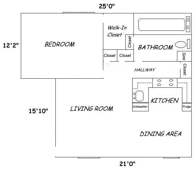 1BR/1BA - Oak Ridge Suites