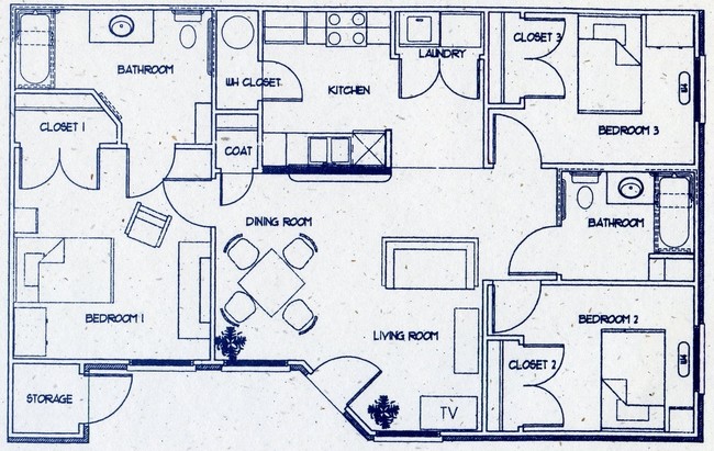 3BR/2BA - Springdale Estates Apartments