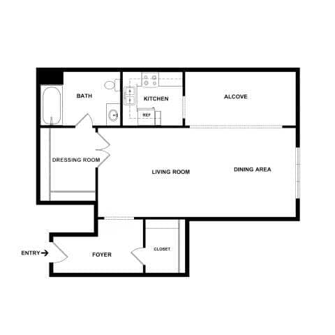Floorplan - Empire Apartments